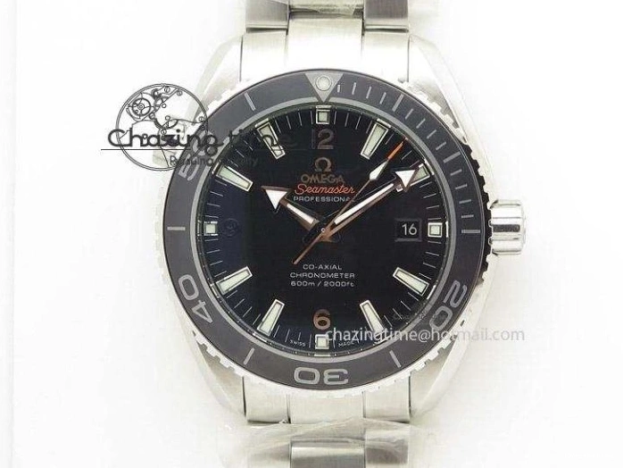0123 Seamaster 300M 007 SS MK 1:1 Best Edition Black 007 Dial Ceramic Bezel On SS Bracelet A EasyCare 8178